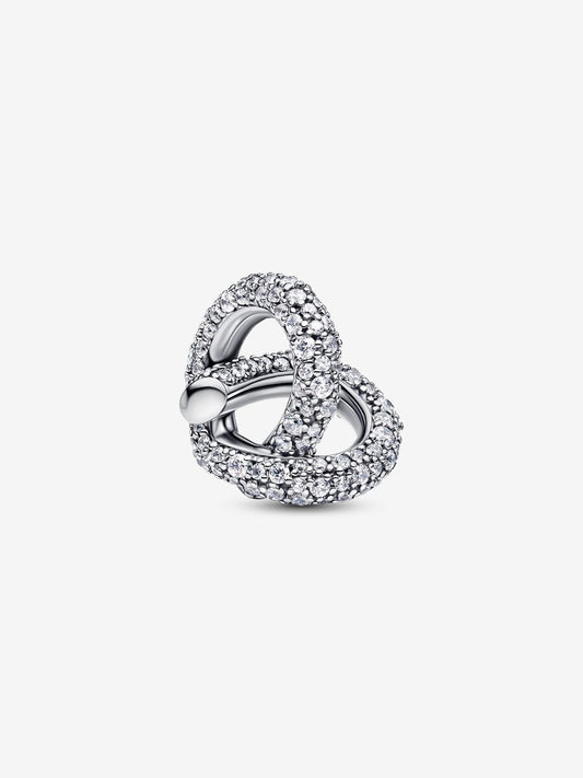 Charm Cuore Nodo Infinito e Pavè - 793771C01 - Simmi Gioiellerie - Charm