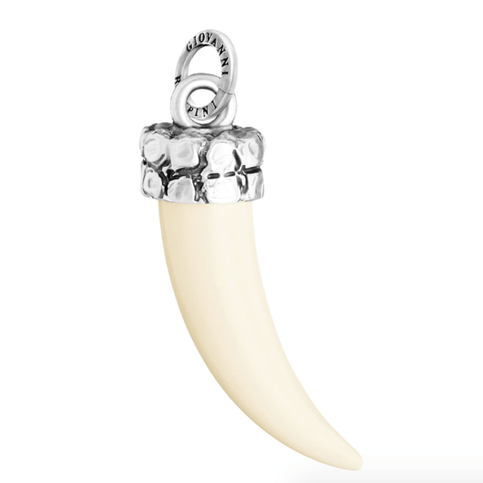 Charm Giovanni Raspini Charm Zanna Avorio Croco - 12478 - Simmi Gioiellerie - Ciondolo