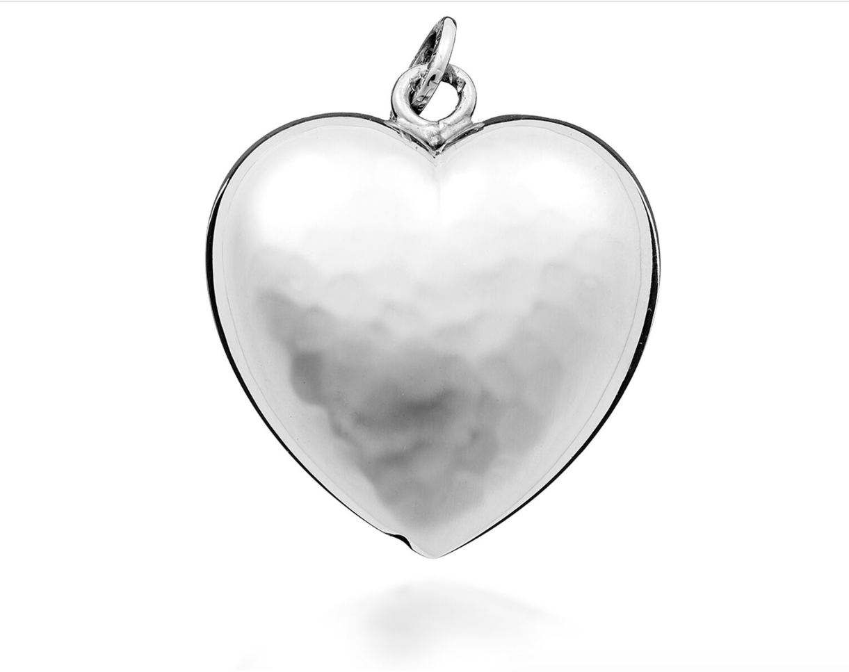 Charm Giovanni Raspini Cuore Martellato Medio - 6925 - Simmi Gioiellerie - Charm