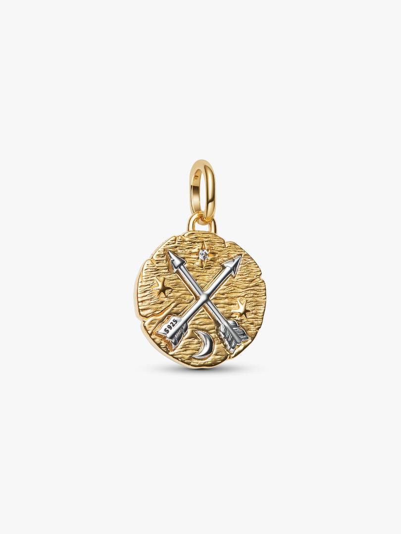 Charm Medallion Frecce "Ad Meliora" - 764081C01 - Simmi Gioiellerie - Charm