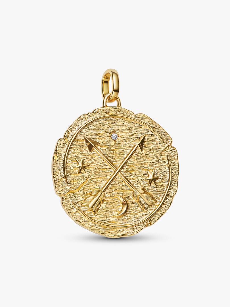 Charm Medallion Grande Frecce "Ad Meliora" - 764084C01 - Simmi Gioiellerie - Charm