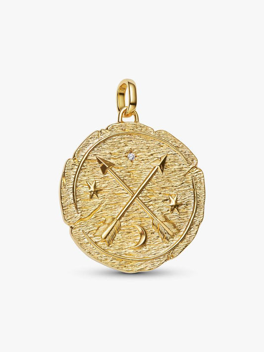 Charm Medallion Grande Frecce "Ad Meliora" - 764084C01 - Simmi Gioiellerie - Charm