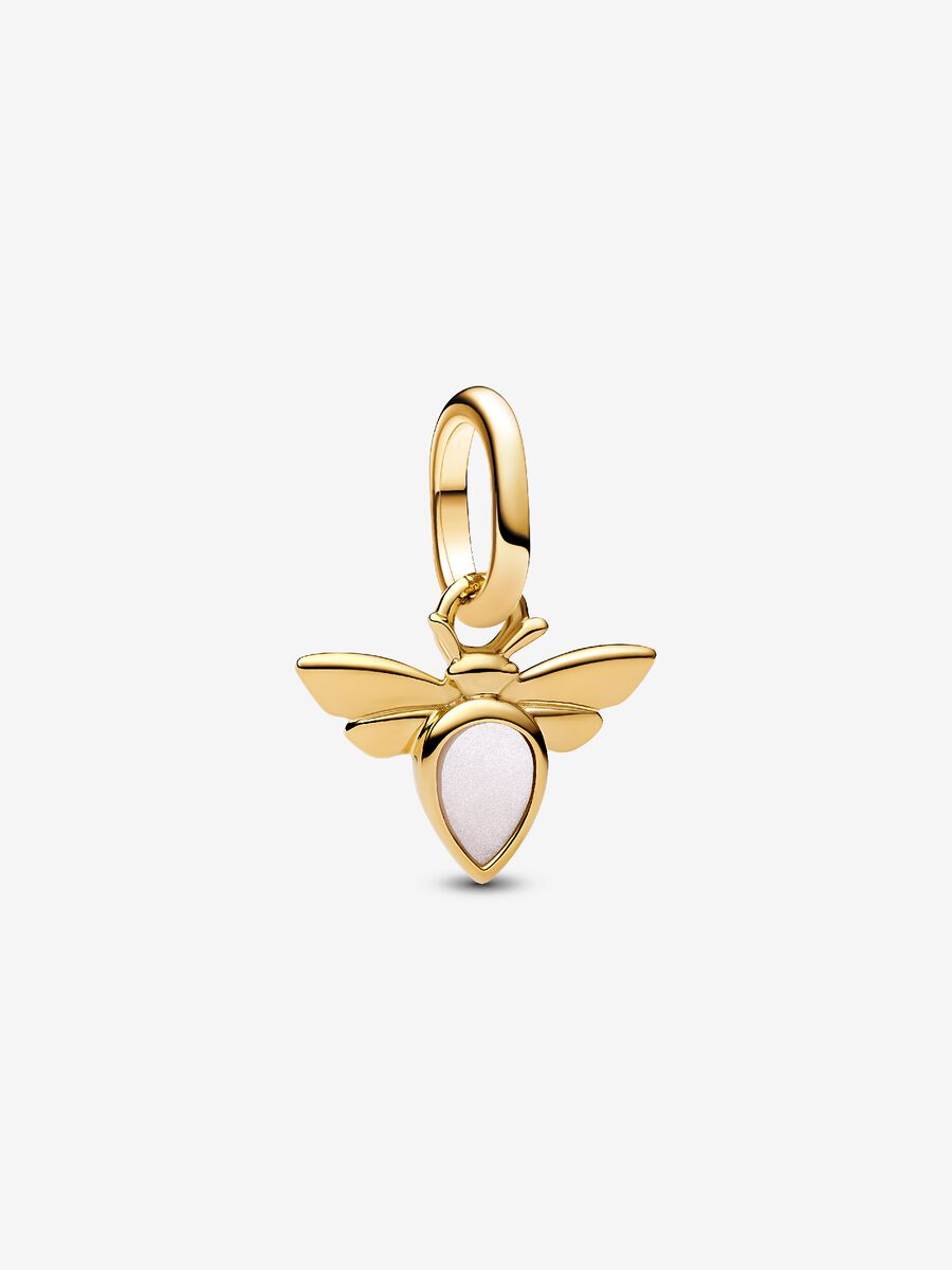 Charm Mini Pendente Ape Bianca Pandora ME - 763826C01 - Simmi Gioiellerie - Charm