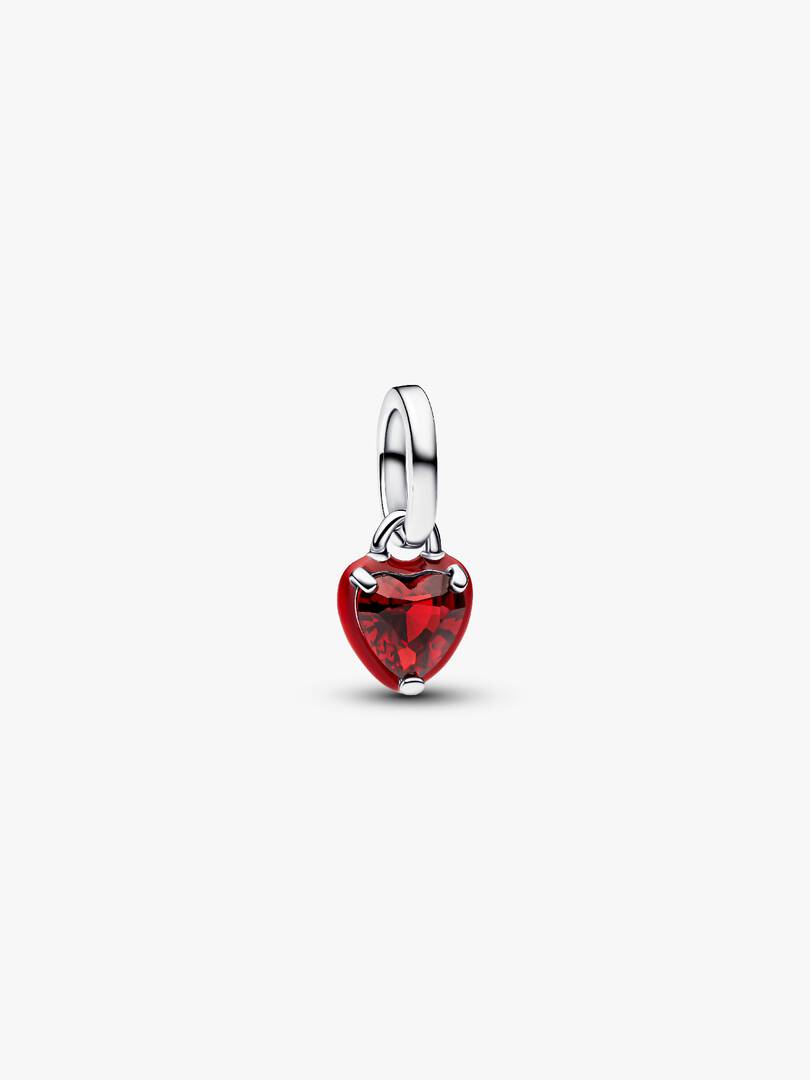 Charm Mini Pendente Red Chakra Heart Pandora ME - 793042C05 - Simmi Gioiellerie - Charm