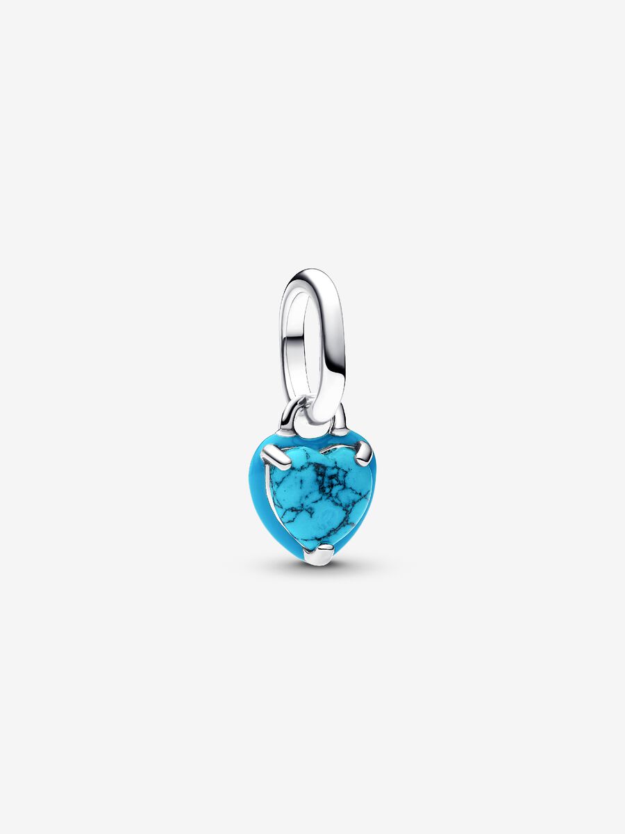 Charm Mini Pendente Turqoise Chakra Heart Pandora ME - 793827C01 - Simmi Gioiellerie - Charm