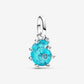 Charm Pendente Conchiglia Vetro di Murano Turchese - 793900C01 - Simmi Gioiellerie - Charm