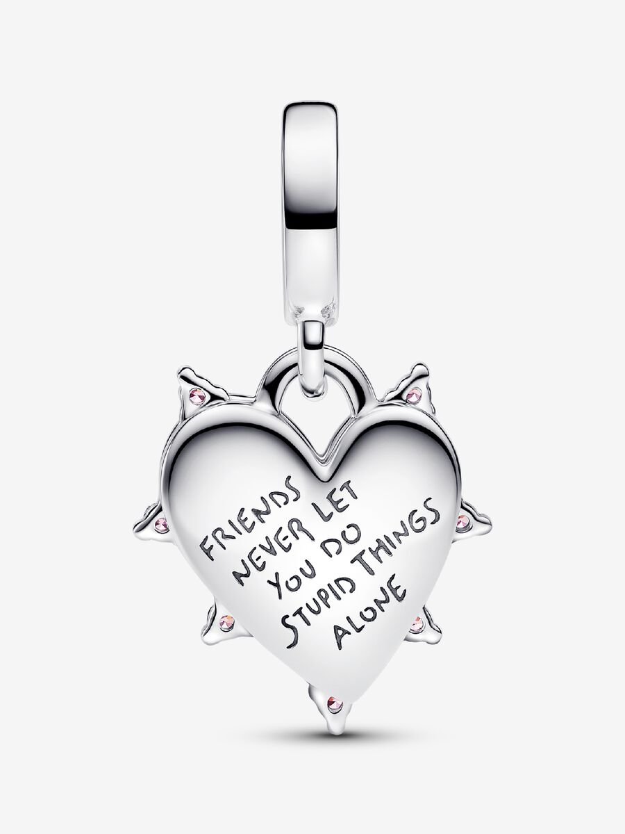 Charm Pendente Cuore dell'Amicizia Opale Argento Sterling 925 - 793434C01 - Simmi Gioiellerie - Charm