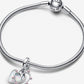Charm Pendente Cuore dell'Amicizia Opale Argento Sterling 925 - 793434C01 - Simmi Gioiellerie - Charm