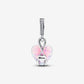 Charm Pendente Cuore di Mamma Rosa Opalescente - 793202C01 - Simmi Gioiellerie -Charm