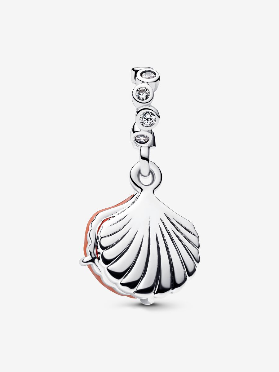 Charm Pendente Doppio Conchiglia Color Corallo - 793821C01 - Simmi Gioiellerie - Charm