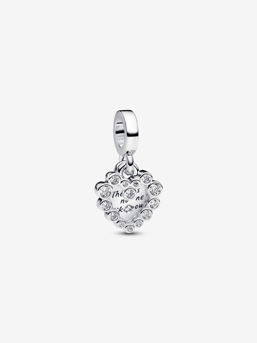 Charm Pendente Doppio Cuore Nessuna come Te - 793765C01 - Simmi Gioiellerie - Charm