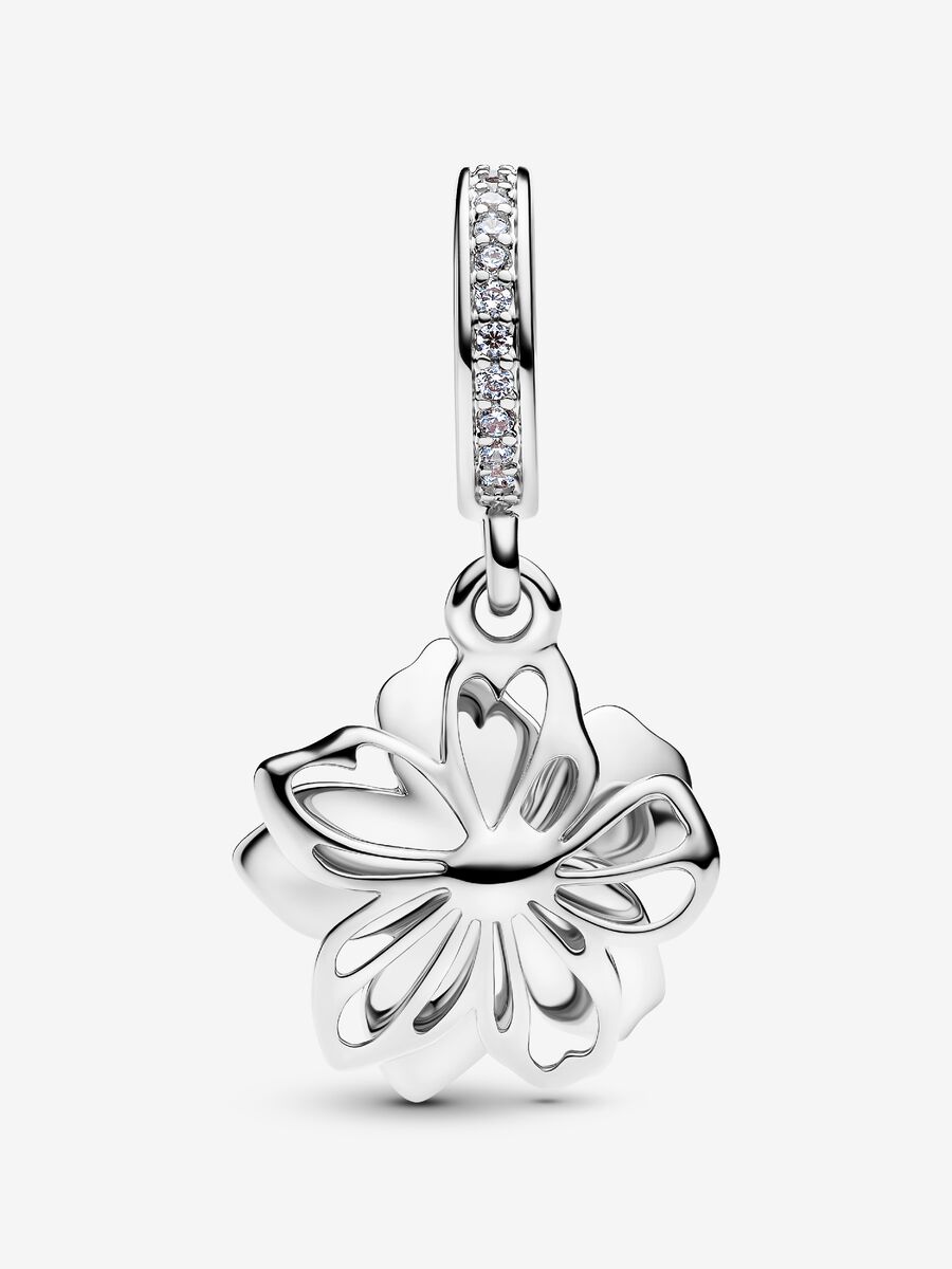 Charm Pendente Fiore di ciliegio blu - 790667C02 - Simmi Gioiellerie - Charm