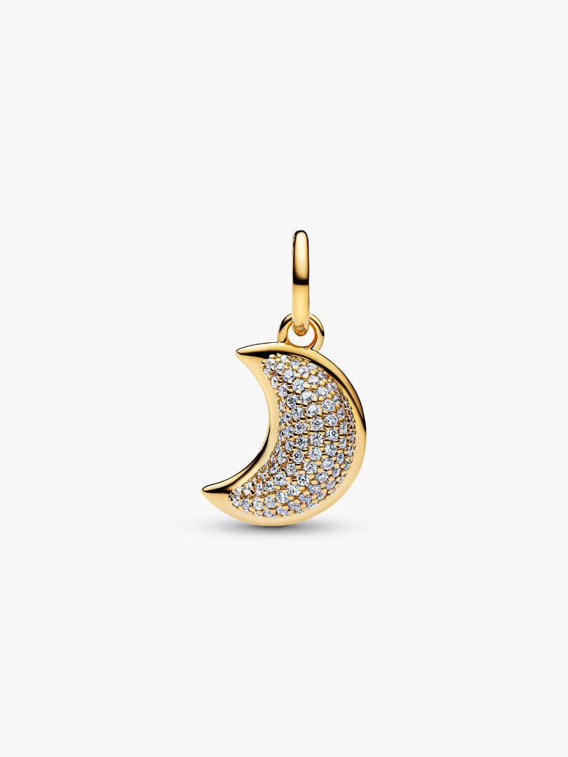 Charm Pendente Luna Crescente Luminosa - 764275C01 - Simmi Gioiellerie - Charm