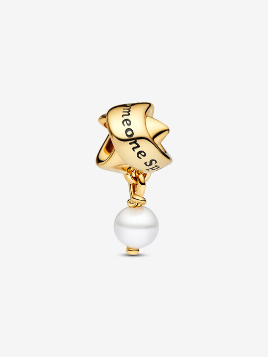 Charm Pendente Qualcuno di Speciale con Perla Barocca d’Acqua Dolce Coltivata - 763784C01 - Simmi Gioiellerie - Charm