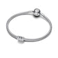 Charm SIS in argento sterling con zirconia cubica trasparente - 794454C01 - Simmi Gioiellerie -Charm