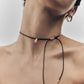 COLLANA A CORDINO LUNA IN RODOCROSITE - CO01-B49-U - Simmi Gioiellerie -Collane