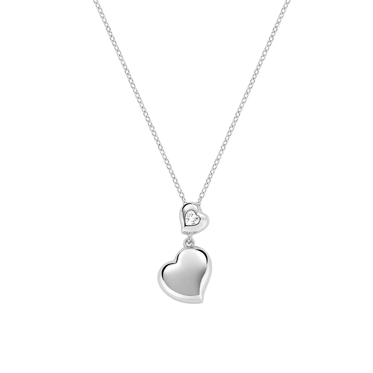 Collana Amen Cuori Gemelli con Zircone - CLHBOLIBBZ - Simmi Gioiellerie - Collane