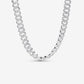 Collana Catena Maglia Cubana Pavè - 393161C01 - 45 - Simmi Gioiellerie - Collane