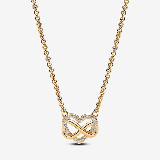 Collana Cuore Infinito Pietre Luminose - 362666C01-50 - Simmi Gioiellerie -Collane
