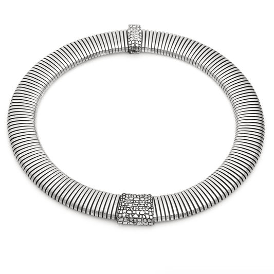 Collana donna Giovanni Raspini Tubogas Croco - 12323 - Simmi Gioiellerie - Collane