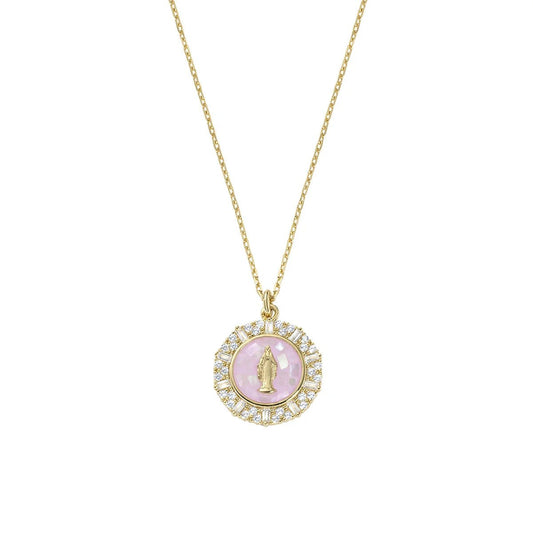 Collana Dorata Dolce Miracolosa Rosa - CLMISMMOGBROZ - Simmi Gioiellerie -Collane