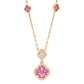 Collana in Oro Rosa con Fiori di Zaffiri Rosa e Diamanti – Simmi Gioielli - Simmi Gioiellerie - Collane
