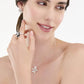 Collana Orchidea Zirconi Bianchi - CLFILUBBZ - Simmi Gioiellerie - Collane