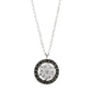 Collana Pendente in Oro Bianco 18 Carati con Diamanti Bianchi e Neri – Simmi Gioielli - Simmi Gioiellerie -Collane