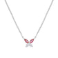 Collana Petali Rosso Ciliegia in Argento - CLBUTBBCI - Simmi Gioiellerie -Collane