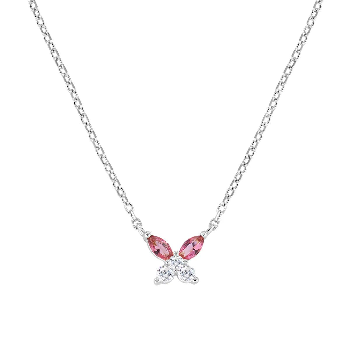 Collana Petali Rosso Ciliegia in Argento - CLBUTBBCI - Simmi Gioiellerie -Collane