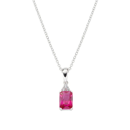Collana Princess con Zirconi Rubino e Bianchi - Simmi Gioiellerie - Collane