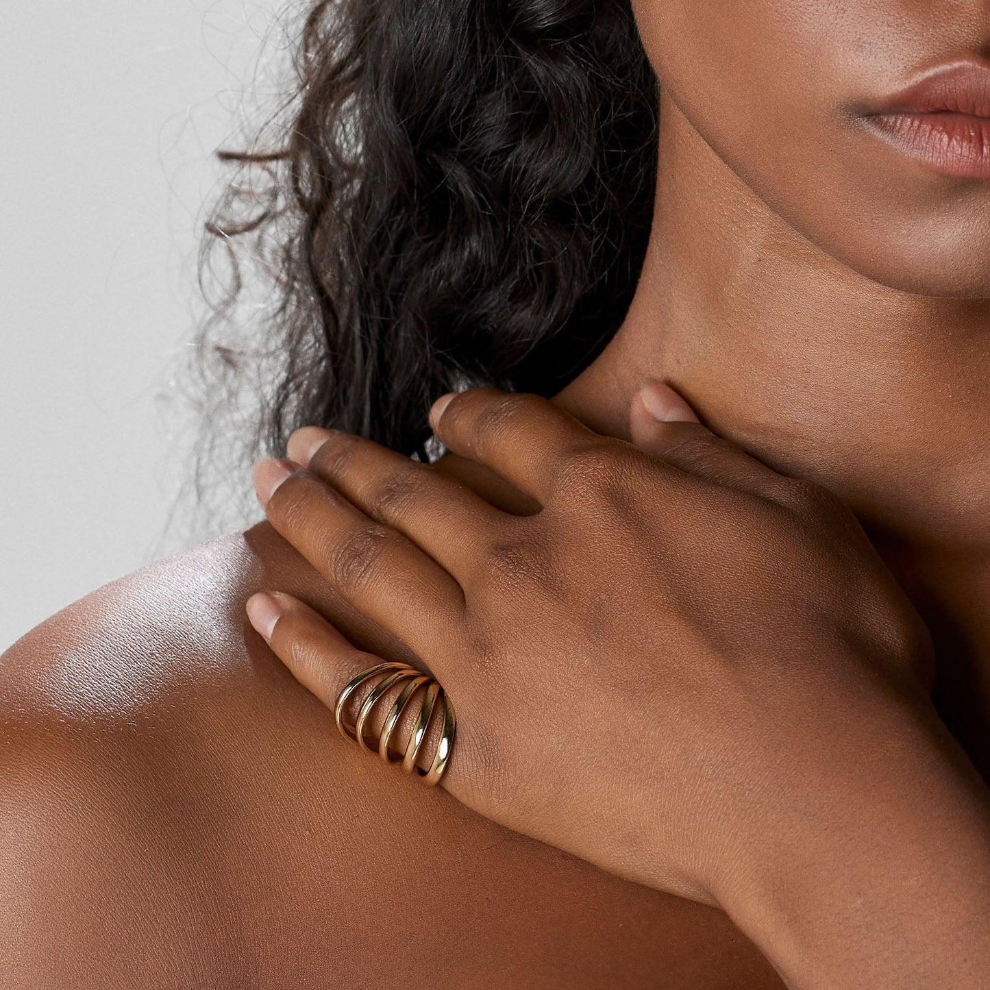 Collezione Mvp wardrobe x pianegonda Anello a cinque fasce - PMVR08 - Simmi Gioiellerie - Anelli