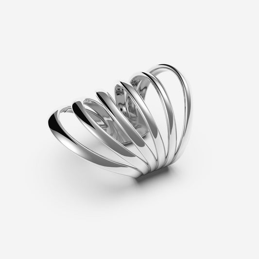 Collezione Mvp wardrobe x pianegonda Anello a sei fasce - PMVR02 - Simmi Gioiellerie - Anelli