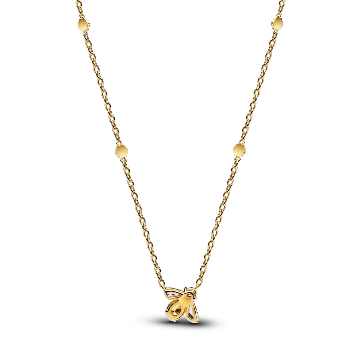 Collier Ape placcato in oro 14k con giallo brillante e zirconia cubica trasparente - 364560C01 - Simmi Gioiellerie -Collane