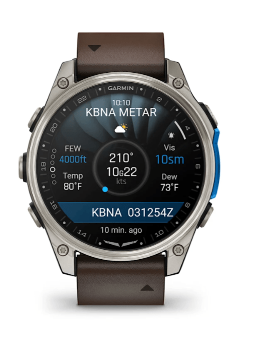 D2™ Mach 2 – 47 mm Titanium with Oxford Brown Leather Band - 010 - 02904 - 31 - Simmi Gioiellerie - Orologi