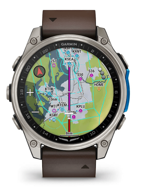 D2™ Mach 2 – 47 mm Titanium with Oxford Brown Leather Band - 010 - 02904 - 31 - Simmi Gioiellerie - Orologi