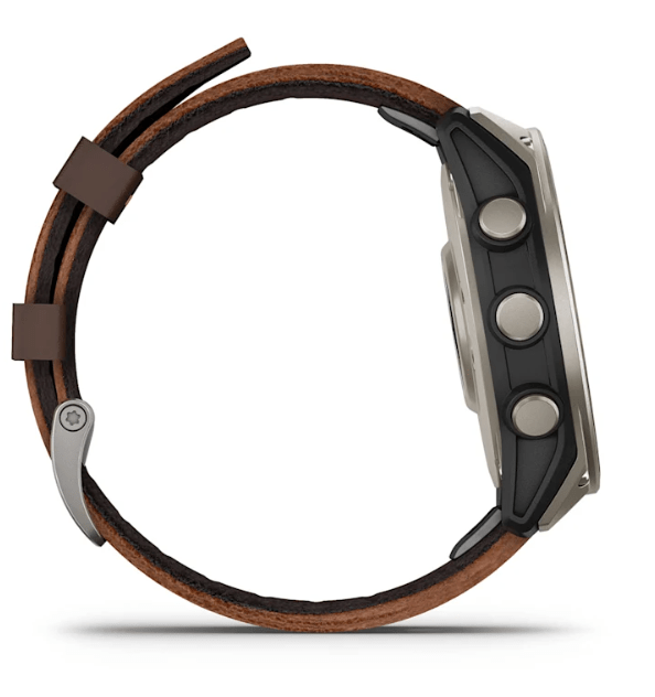 D2™ Mach 2 – 47 mm Titanium with Oxford Brown Leather Band - 010 - 02904 - 31 - Simmi Gioiellerie - Orologi