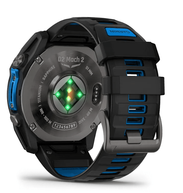 D2™ Mach 2 – 51 mm Carbon Gray DLC Titanium with Vented Titanium Bracelet - 010 - 02905 - 31 - Simmi Gioiellerie - Orologi