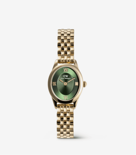 Daniel Wellington Ophelia Mini Emerald Gold - DW00100804 - Simmi Gioiellerie - Orologi