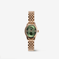 Daniel Wellington Ophelia Mini Emerald Rose Gold - DW00100806 - Simmi Gioiellerie - Orologi