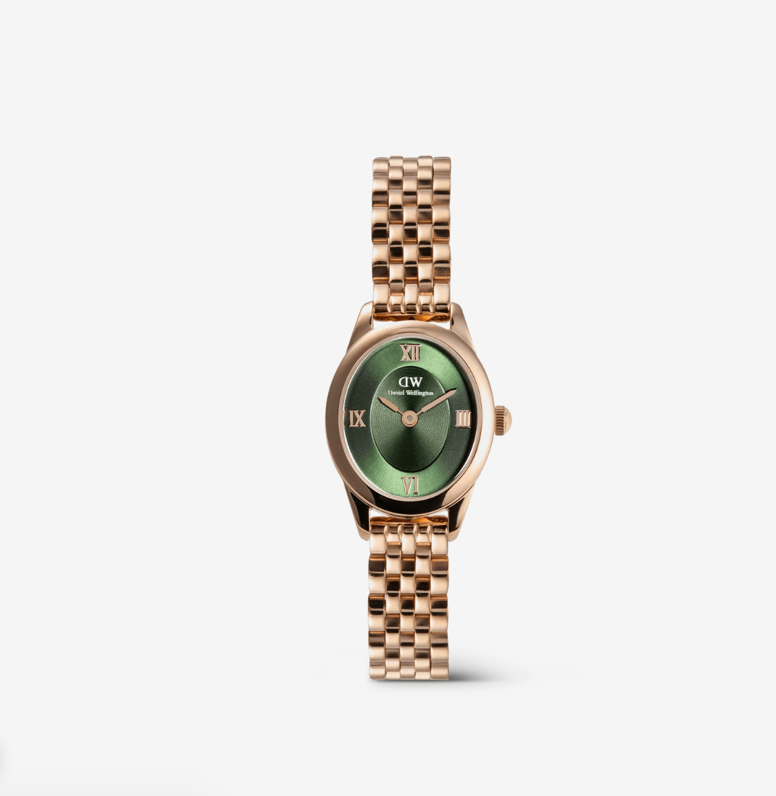 Daniel Wellington Ophelia Mini Emerald Rose Gold - DW00100806 - Simmi Gioiellerie - Orologi