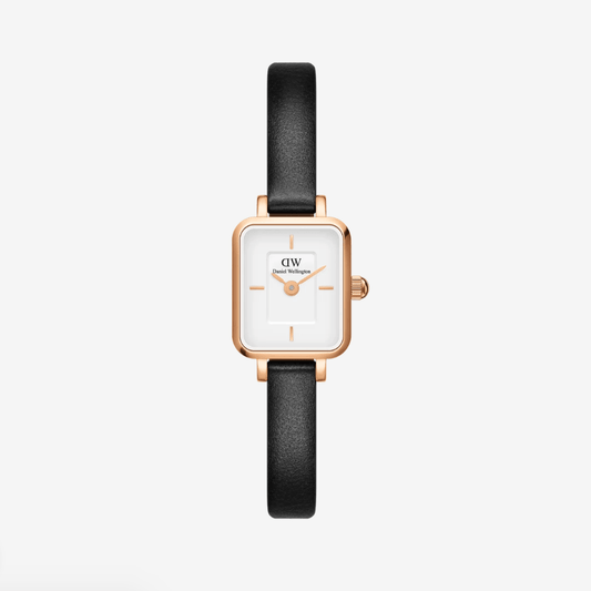 Daniel Wellington Quadro Mini Sheffield Rose Gold - DW00100728 - Simmi Gioiellerie - Orologi