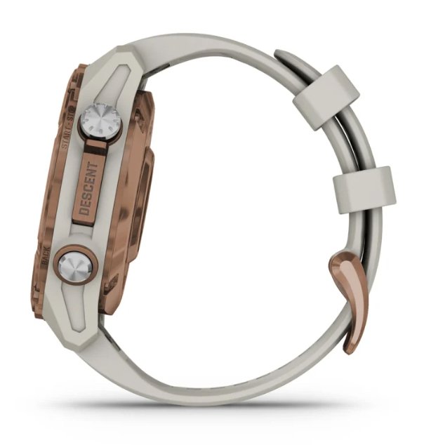 Descent™ Mk3i – 43 mm Bronze PVD titanium con cinturino in silicone French grey - 010-02753-14 - Simmi Gioiellerie -Orologi