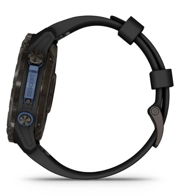 Descent™ Mk3i – 51 mm Carbon grey DLC titanium con cinturino in silicone black - 010-02752-11 - Simmi Gioiellerie -Orologi