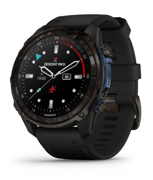 Descent™ Mk3i – 51 mm Carbon grey DLC titanium con cinturino in silicone black - 010-02752-11 - Simmi Gioiellerie -Orologi