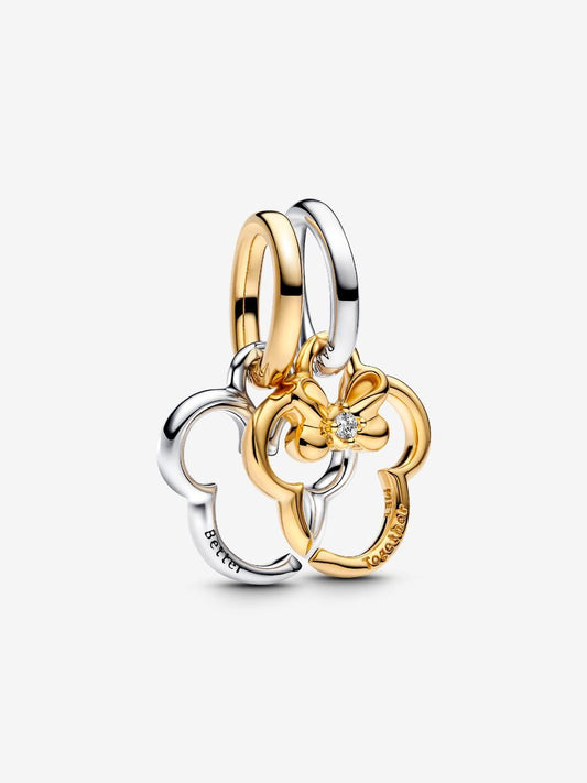 Disney, pendente Mickey e Minnie divisibile - 763650C01 - Simmi Gioiellerie - Charm