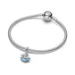 Disney Stitch e luna argento sterling pendente con fosforescente smalto - 795022C01 - Simmi Gioiellerie -Charm