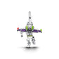 Disney Toy Story Buzz Lightyear argento sterling pendente con smalto rosso, viola e verde e transparent UV resin - 794604C01 - Simmi Gioiellerie -Charm