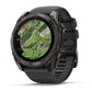 fēnix® 8 - 51 mm, AMOLED Sapphire, Titanio, Carbon Gray DLC & Black - 010 - 02905 - 21 - Simmi Gioiellerie - Orologi