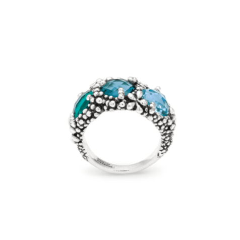 Giovanni Raspini Anello Trilogy Blue Ivy - 12430 - Simmi Gioiellerie - Anelli